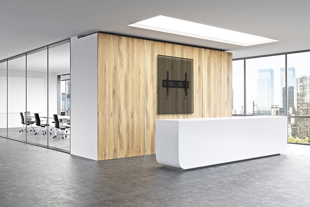 Neomounts WL30S-950BL19 Support mural robuste pour écran 55-110" - fixe - verrouillable - paysage et portrait